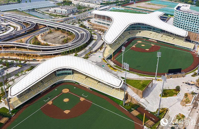 2022 of the most anticipated project | wing of the "cloud" : hangzhou baseball and softball sports cultural center in the Asian games