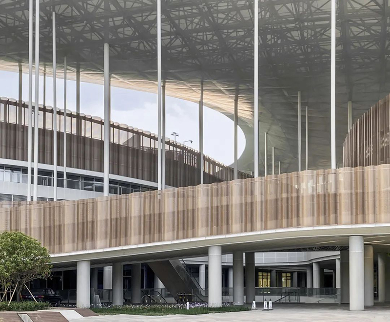 2022 of the most anticipated project | wing of the "cloud" : hangzhou baseball and softball sports cultural center in the Asian games