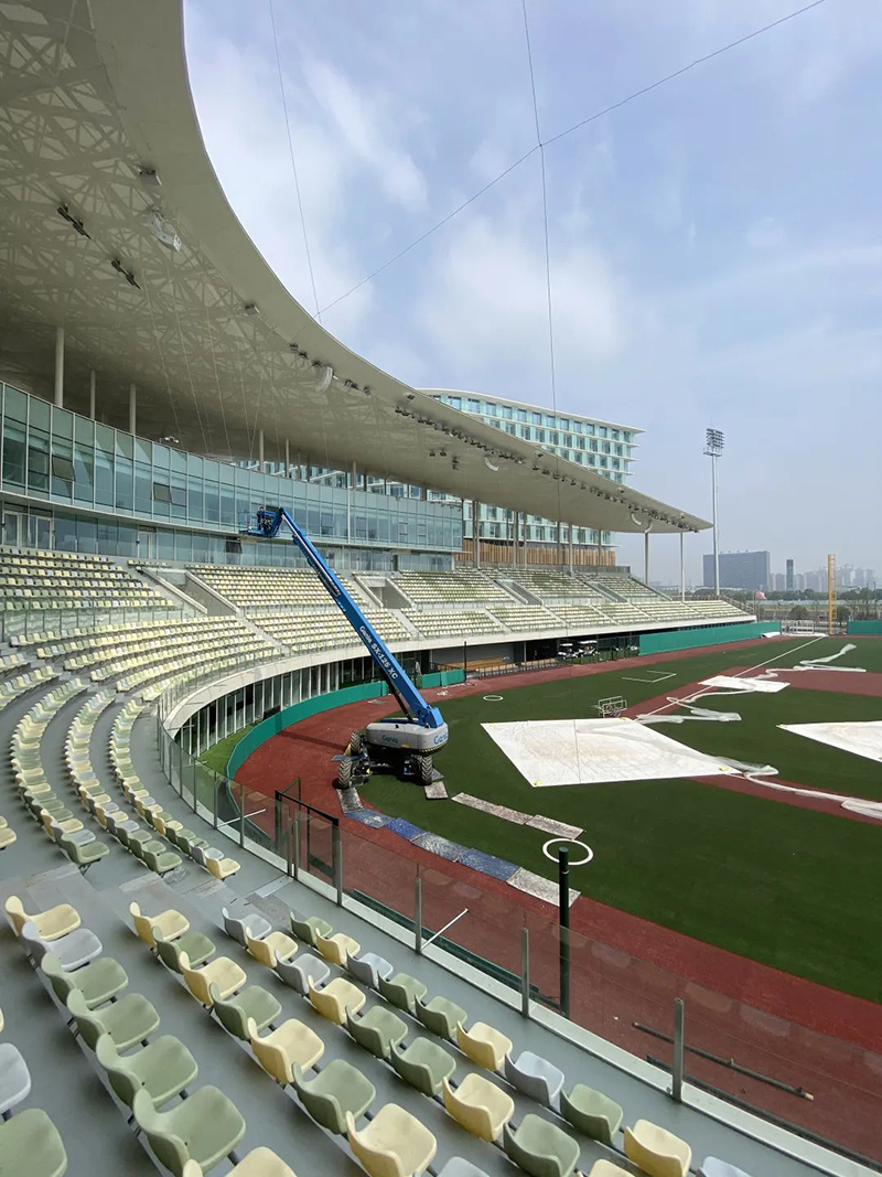 2022 of the most anticipated project | wing of the "cloud" : hangzhou baseball and softball sports cultural center in the Asian games