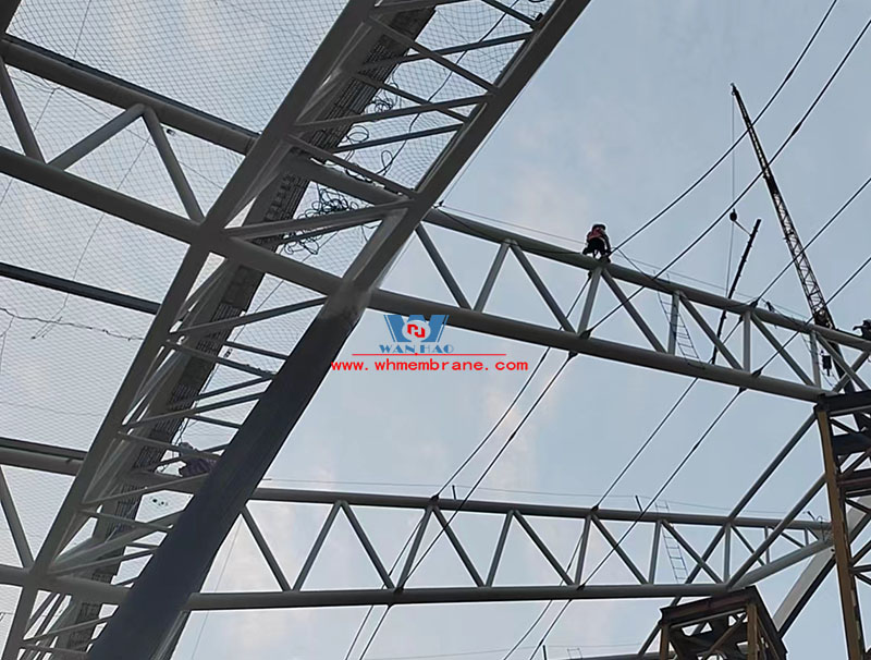 Xiangyang Olympic Center membrane structure project began construction