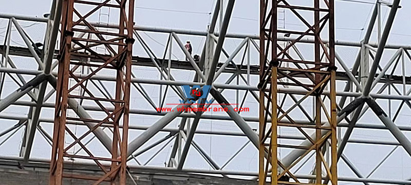 Xiangyang Olympic Center membrane structure project began construction