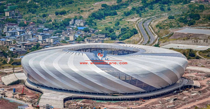 ETFE Roof Membrane Structure Project of Chongqing Longxing Football Stadium Project, the host venue of the 2023 Asian Cup