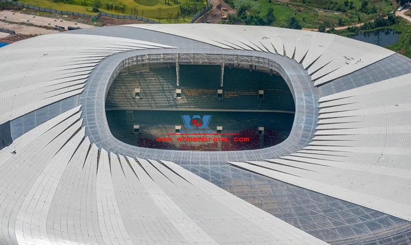 ETFE Roof Membrane Structure Project of Chongqing Longxing Football Stadium Project, the host venue of the 2023 Asian Cup