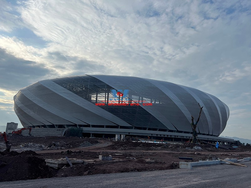 ETFE Roof Membrane Structure Project of Chongqing Longxing Football Stadium Project, the host venue of the 2023 Asian Cup