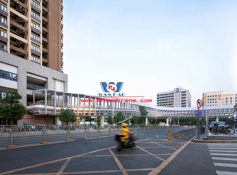 Three Pavilions and One City ETFE Corridor Membrane Structure Project in Shenzhen Longgang