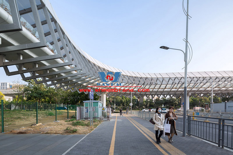 Three Pavilions and One City ETFE Corridor Membrane Structure Project in Shenzhen Longgang