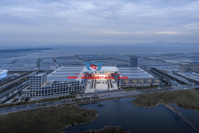 Qingdao Hongdao International Exhibition Center Facade Membrane Structure Project