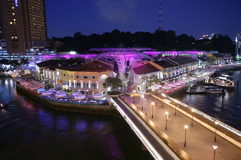 An Umbrella at Kela Quay, Singapore