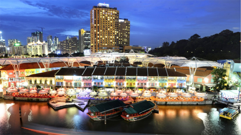 An Umbrella at Kela Quay, Singapore