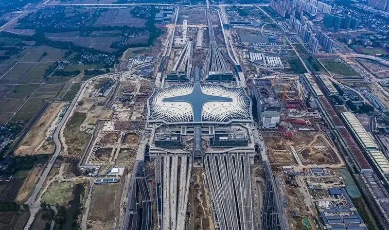 Hangzhou West Railway Station [Cloud Waiting Hall] will soon be put into operation