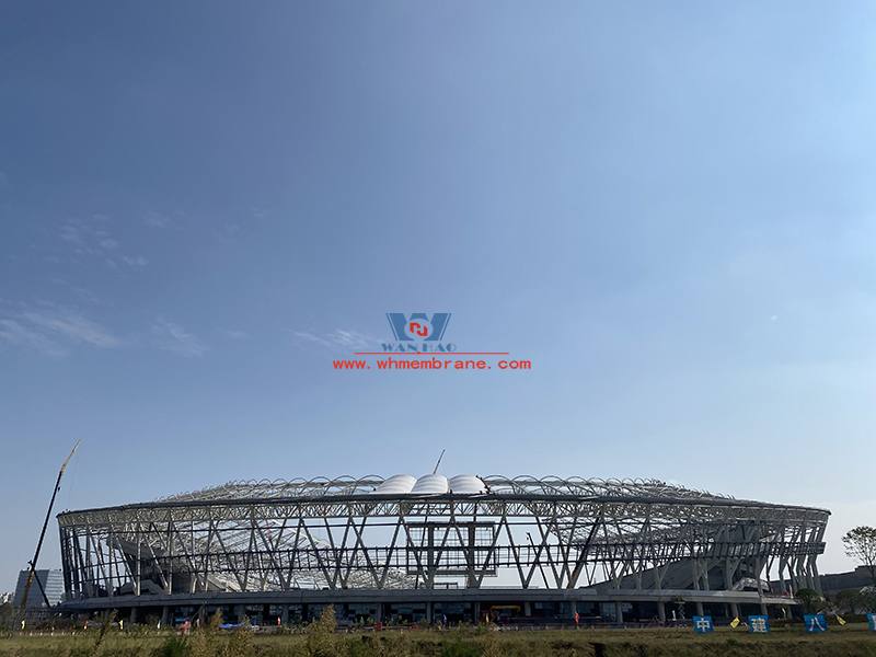 Xiangyang Olympic Sports Center membrane structure engineering membrane structure installation