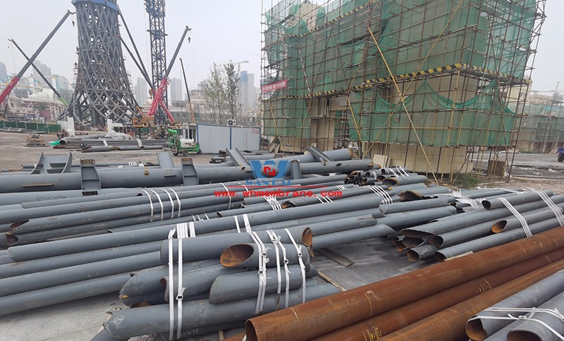 Xi 'an Silk Road Tower ETFE cable membrane structure project began construction