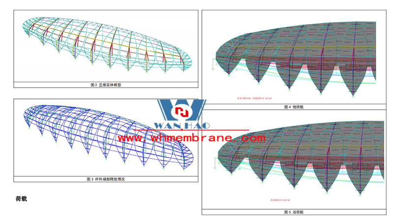 Longquan City Stadium steel film structure project completed