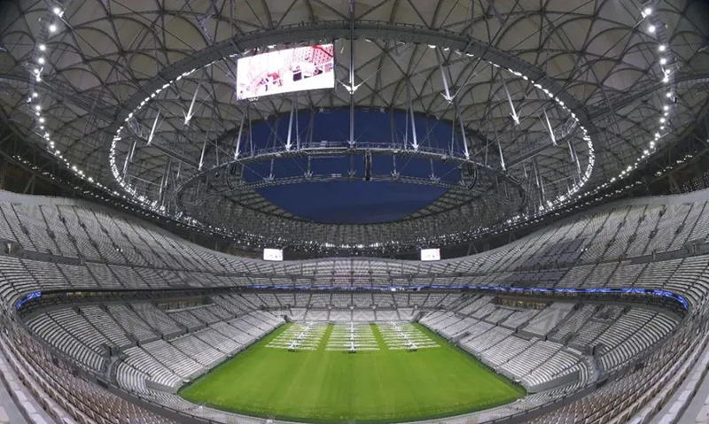 The Lusel Stadium at the Qatar World Cup