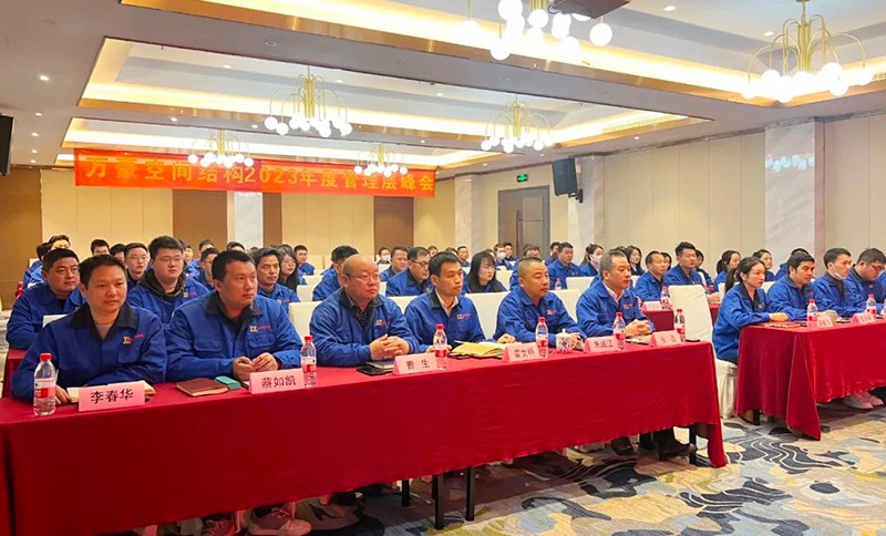 Ningbo Wanhao Spatial Structure 2022 year-end meeting and 2023 annual planning meeting was successfully held