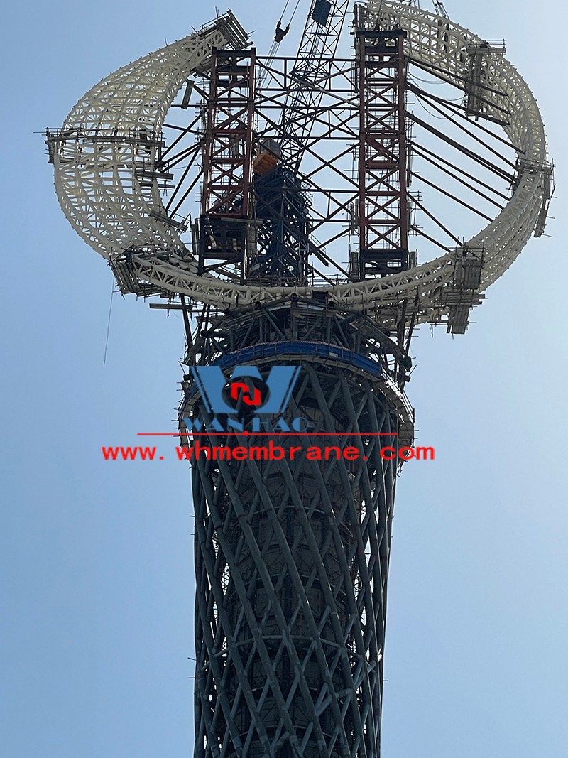 Xi 'an Silk Road Tower ETFE cable membrane structure project