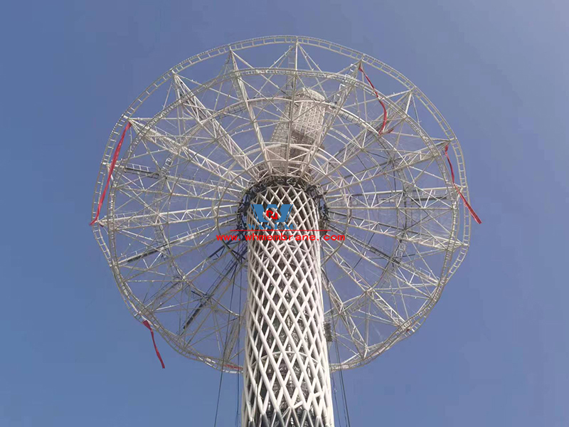 Xi 'an Silk Road Tower ETFE cable membrane structure project