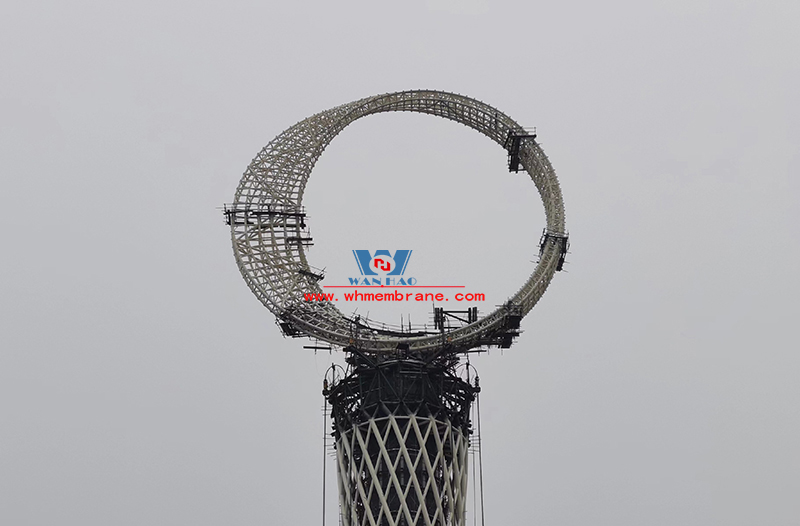 Xi 'an Silk Road Tower ETFE cable membrane structure project