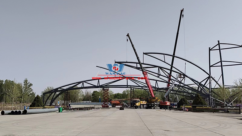 Steel Membrane Structure Project of Maliantan Desert Park in Dingbian, Shaanxi