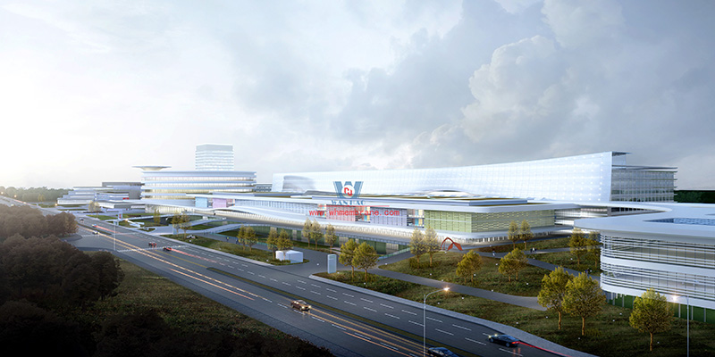Marriott 2023 the 7th bid - Deyang City People's Hospital city north fifth generation hospital curtain wall project