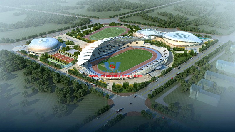 Zhangye Olympic Sports Center Construction Project (EPC) the general contract of the stadium PTFE membrane structure professional subcontract project