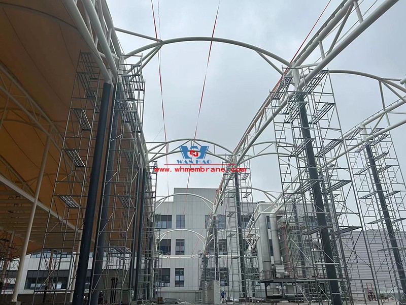 Zhejiang True Love Carpet Industry Technology Co., LTD. Plant three roof steel structure project