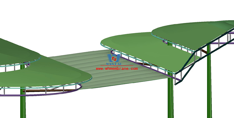 Wanhao 2023 Bid 9 - Bodothan Valley Project Atrium steel membrane structure engineering