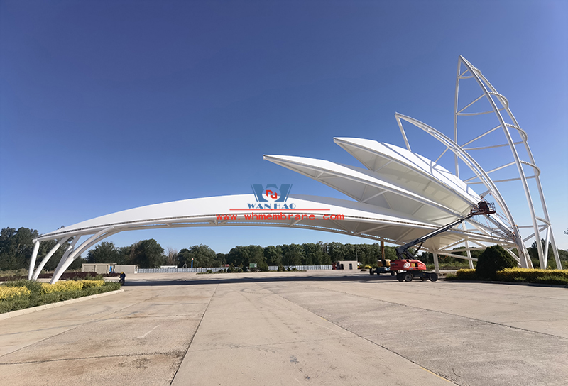 Steel Membrane Structure Project of Maliantan Desert Park in Dingbian, Shaanxi