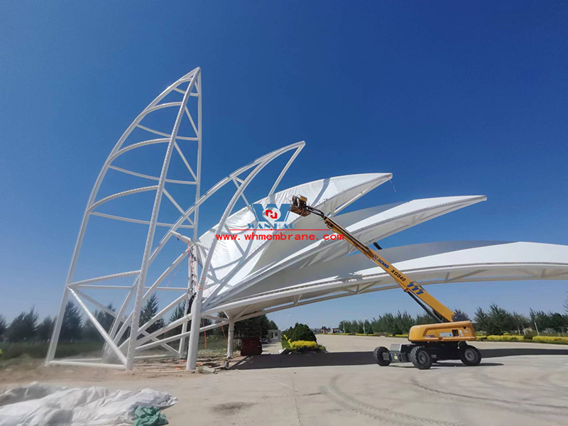 Steel Membrane Structure Project of Maliantan Desert Park in Dingbian, Shaanxi