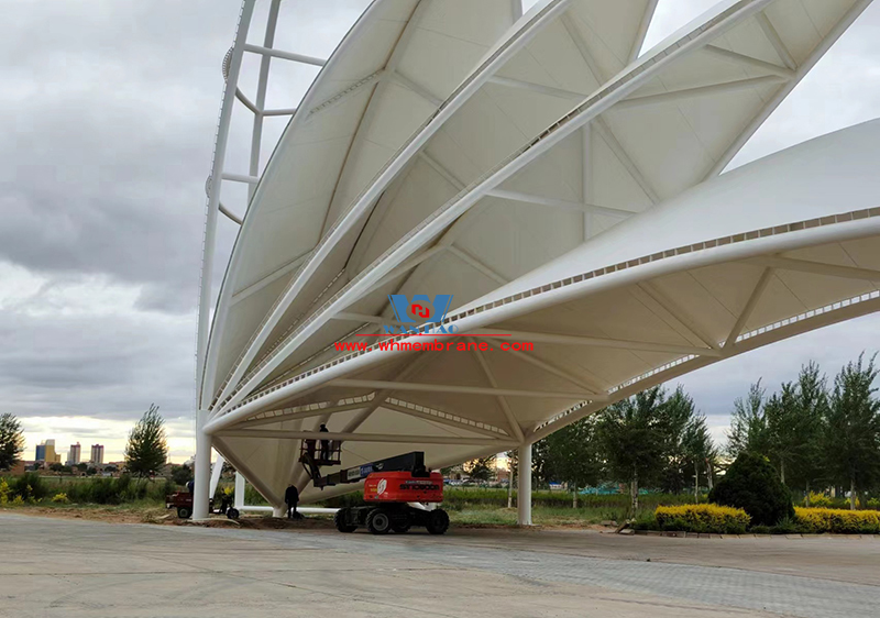 Steel Membrane Structure Project of Maliantan Desert Park in Dingbian, Shaanxi