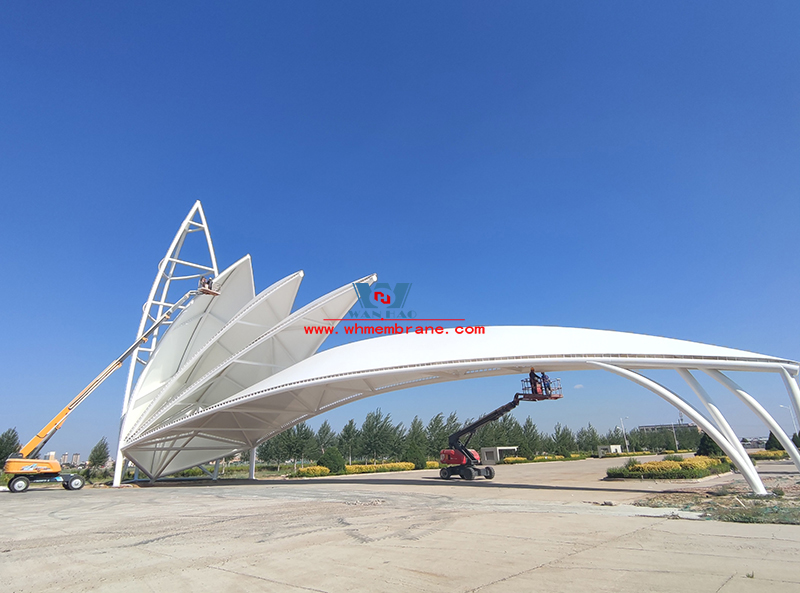 Steel Membrane Structure Project of Maliantan Desert Park in Dingbian, Shaanxi