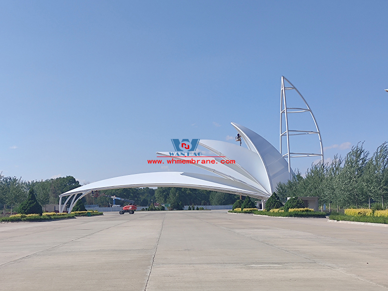 Steel Membrane Structure Project of Maliantan Desert Park in Dingbian, Shaanxi