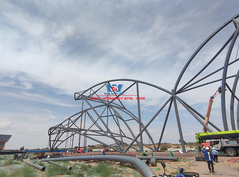 Shaanxi Dingbian Malian desert park steel structure project