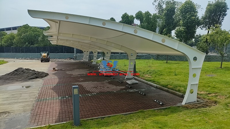 China Civil aviation Ningbo control traffic management station carport construction project