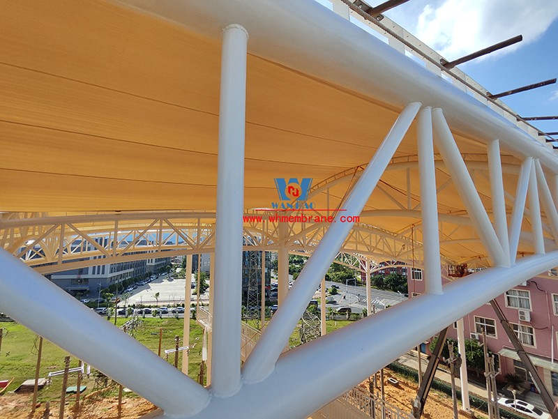 State Grid Jiangxi Electric Power Co., Ltd. training center training base renovation membrane structure project latest construction progress