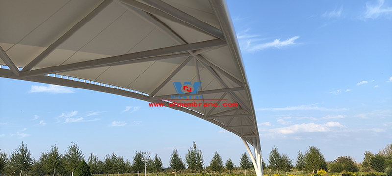 Steel Membrane Structure Project of Maliantan Desert Park in Dingbian, Shaanxi