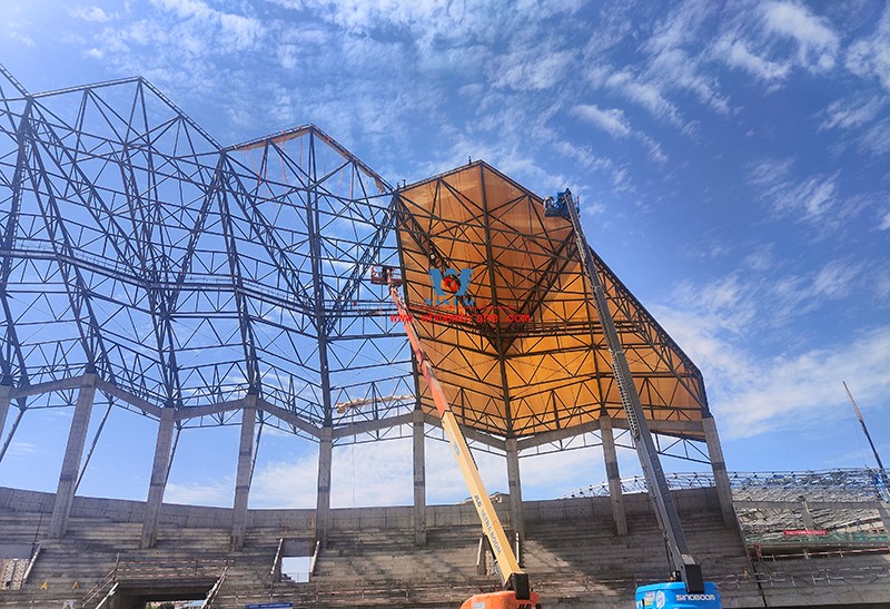 Zhangye Olympic Sports Center Construction Project (EPC) the general contract of the stadium PTFE membrane structure professional subcontract project