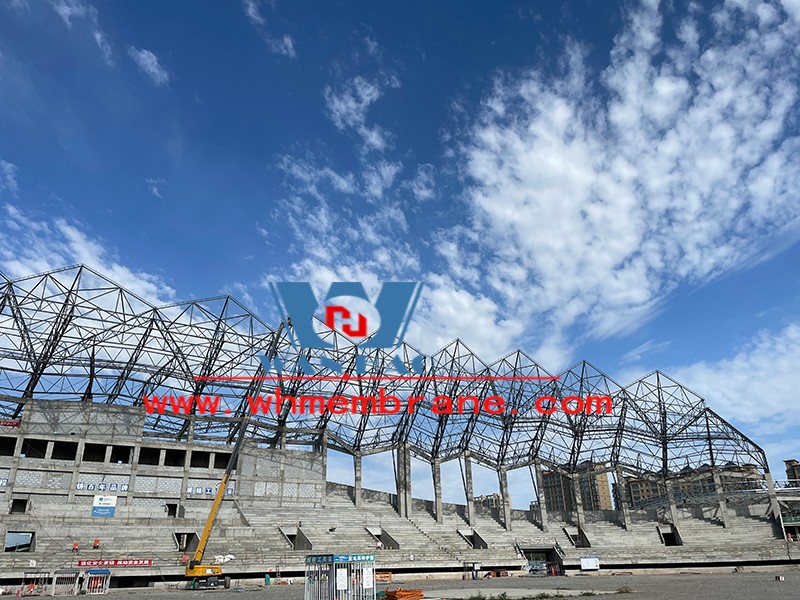 Zhangye Olympic sports center steel structure