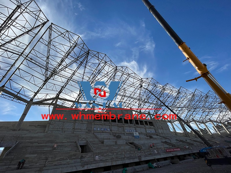 Zhangye Olympic sports center steel structure