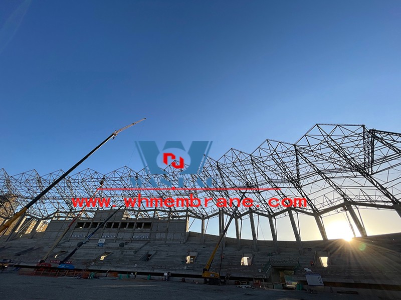 Zhangye Olympic sports center steel structure