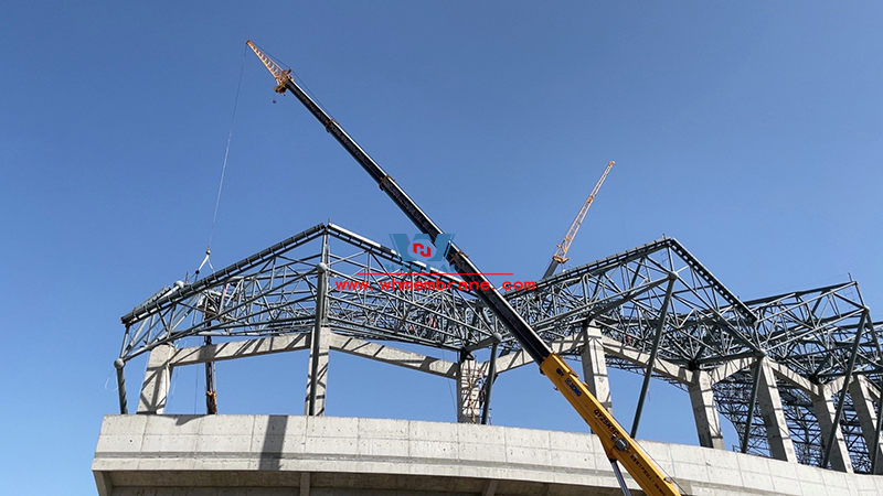 Zhangye Olympic sports center steel structure