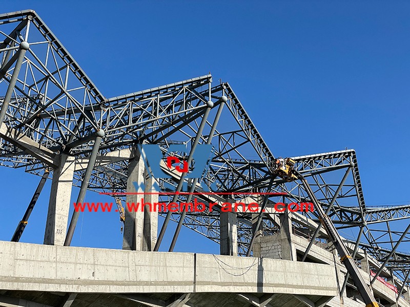 Zhangye Olympic sports center steel structure