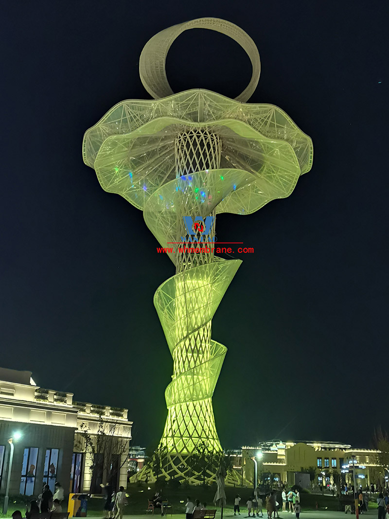 Xi 'an Silk Road Tower ETFE membrane structure