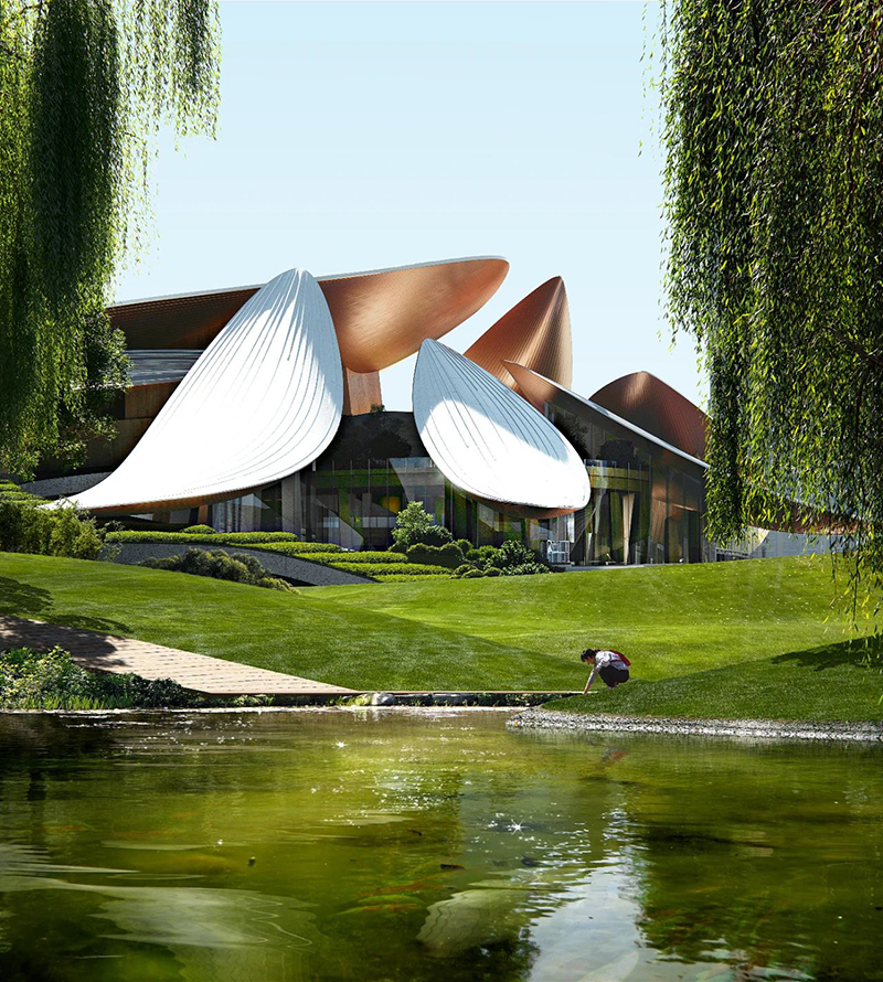 MAD new work | Bamboo leaves fall Tea Mountain -- Anji "two Mountains" future Science and Technology city culture and art