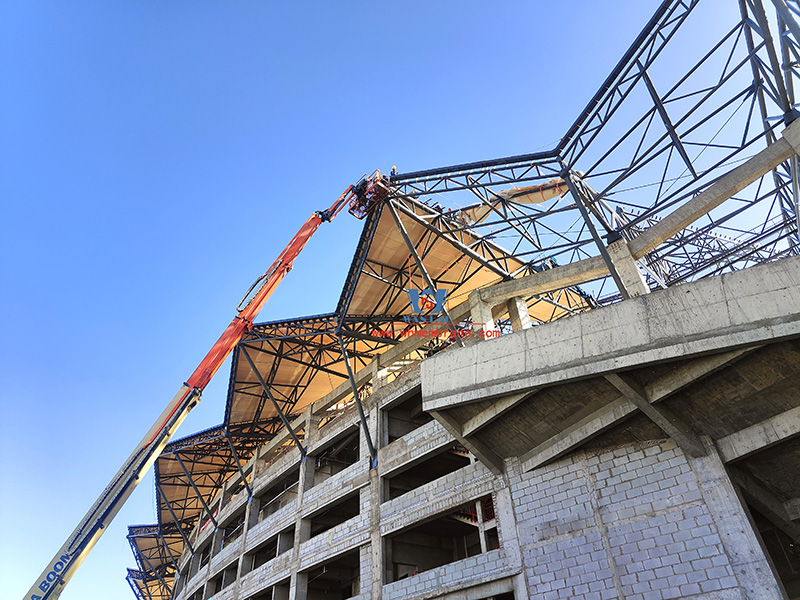 Follow the construction progress | This stadium PTFE membrane structure project has the latest developments ~