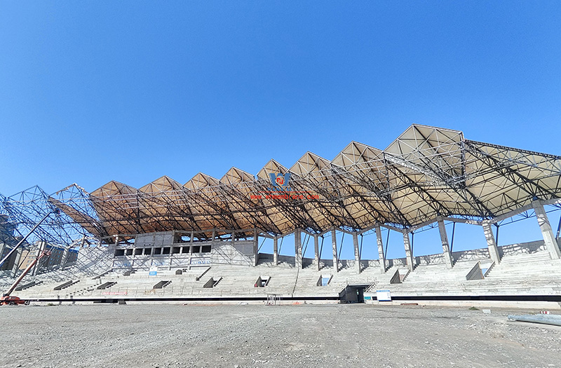 Zhangye Olympic Sports Center Construction Project (EPC) the general contract of the stadium PTFE membrane structure professional subcontract project