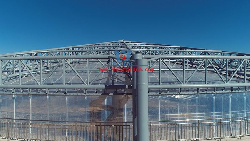 Etfe Roof Sewage Tank membrane structure project in Golmud Industrial Park
