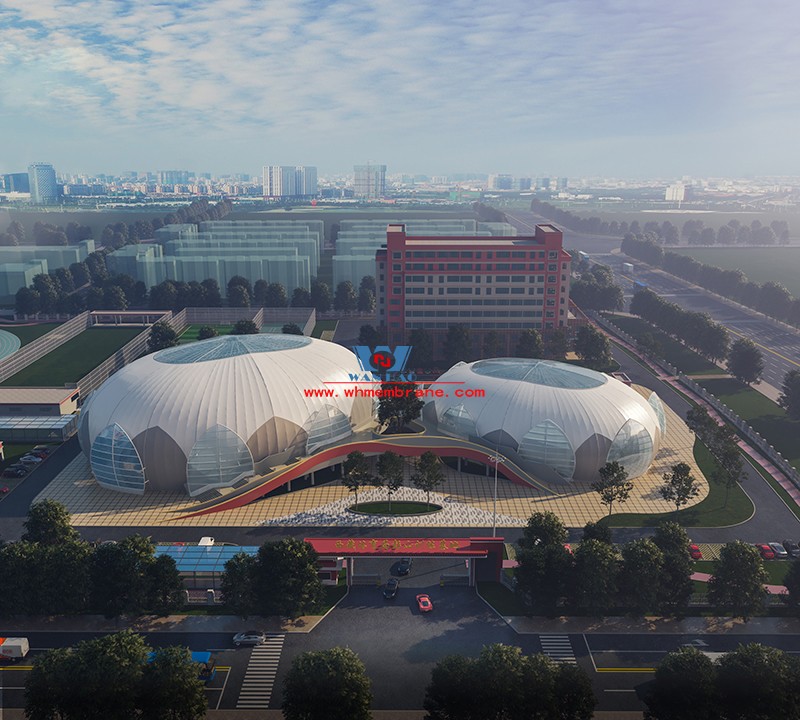 Sichuan Pengshan Training Base (Phase I) ETFE membrane structure project