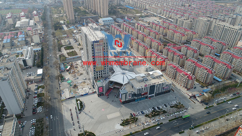 Xintai Excellence·Fortune Plaza membrane structure project completed