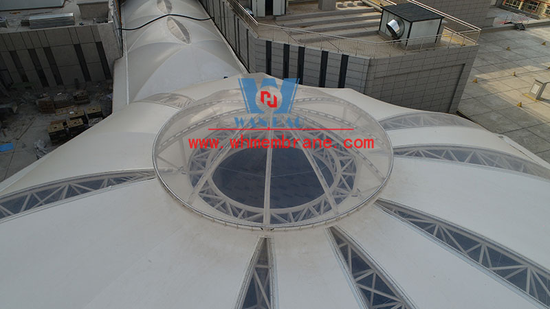 Xintai Excellence·Fortune Plaza membrane structure project completed